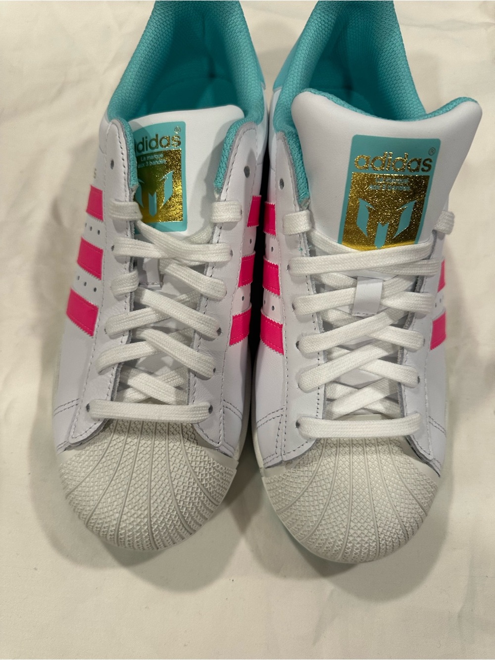 adidas Superstar Messi Sneakers White & Pink